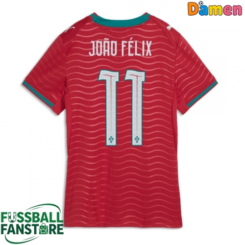 Portugal Joao Felix #11 Replik Heimtrikot Damen WM 2026 Kurzarm